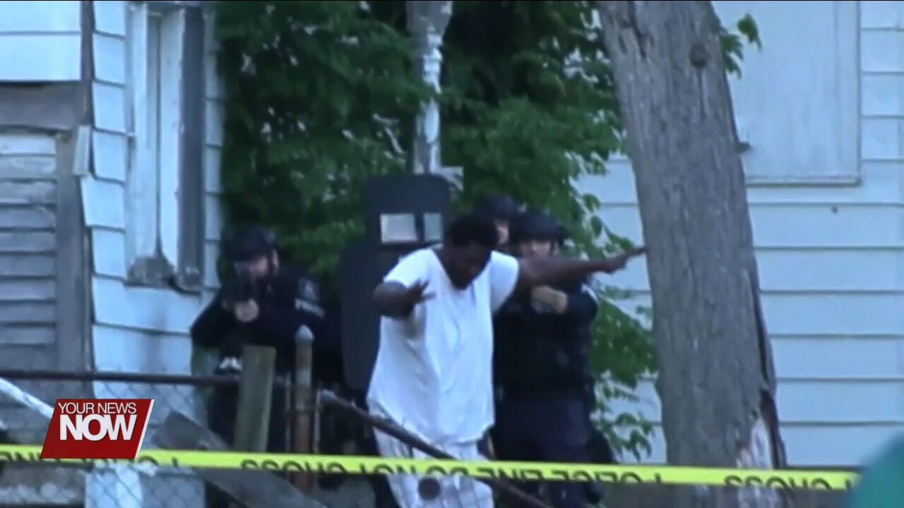 Wanted Suspect in Tennessee and by US Marshals surrenders to Lima Police Department after standoff on W. Wayne Street